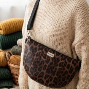 L eopárd mintás Crossbody