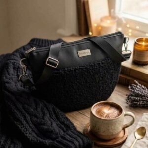 Fekete Teddy Crossbody