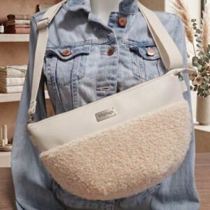 Fehér Teddy Crossbody
