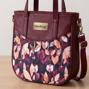 Inez crosbody burgundi leveles